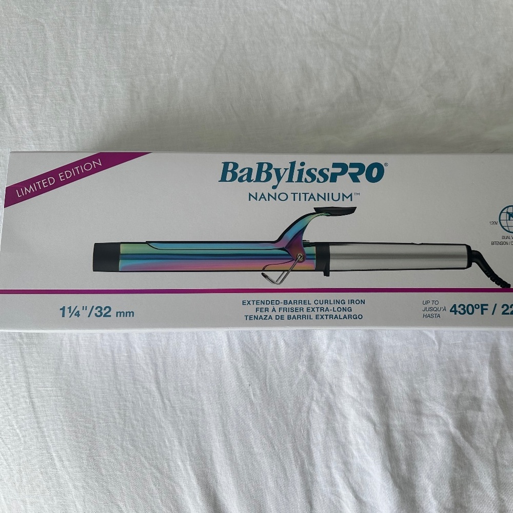 BaByliss PRO nano titanium 1 1/4 inch / 33mm curling iron
